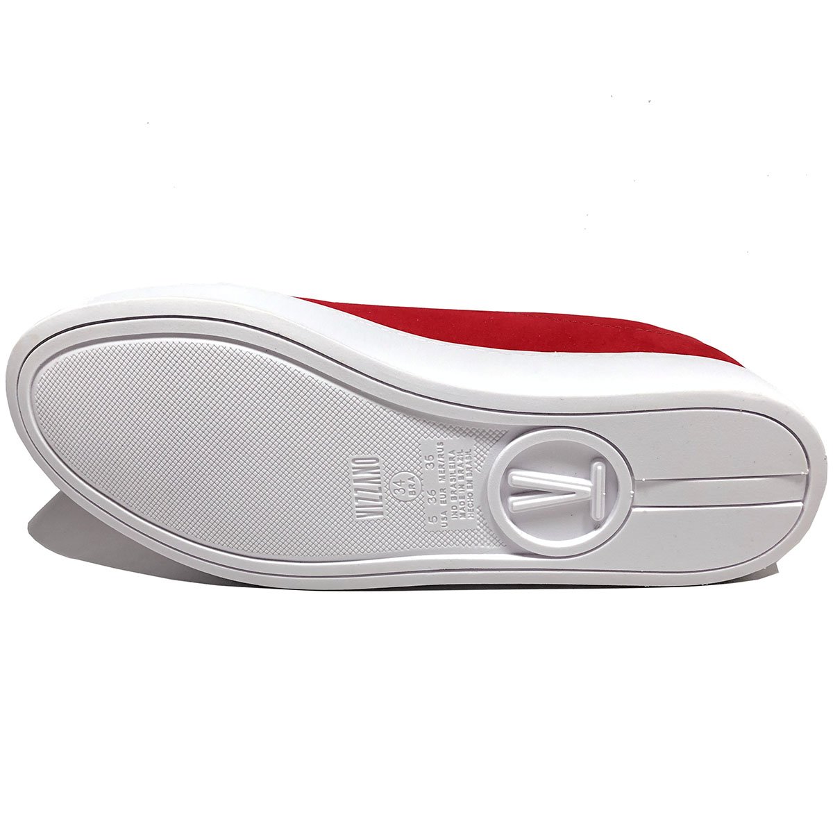 tenis vizzano camurça vermelho