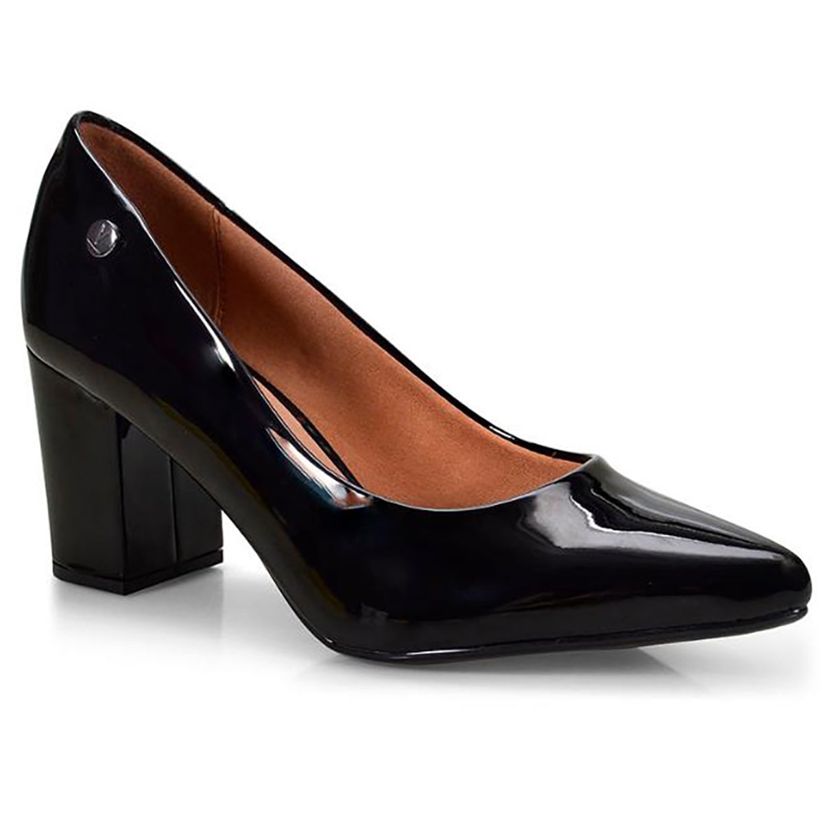 sapato scarpin preto vizzano