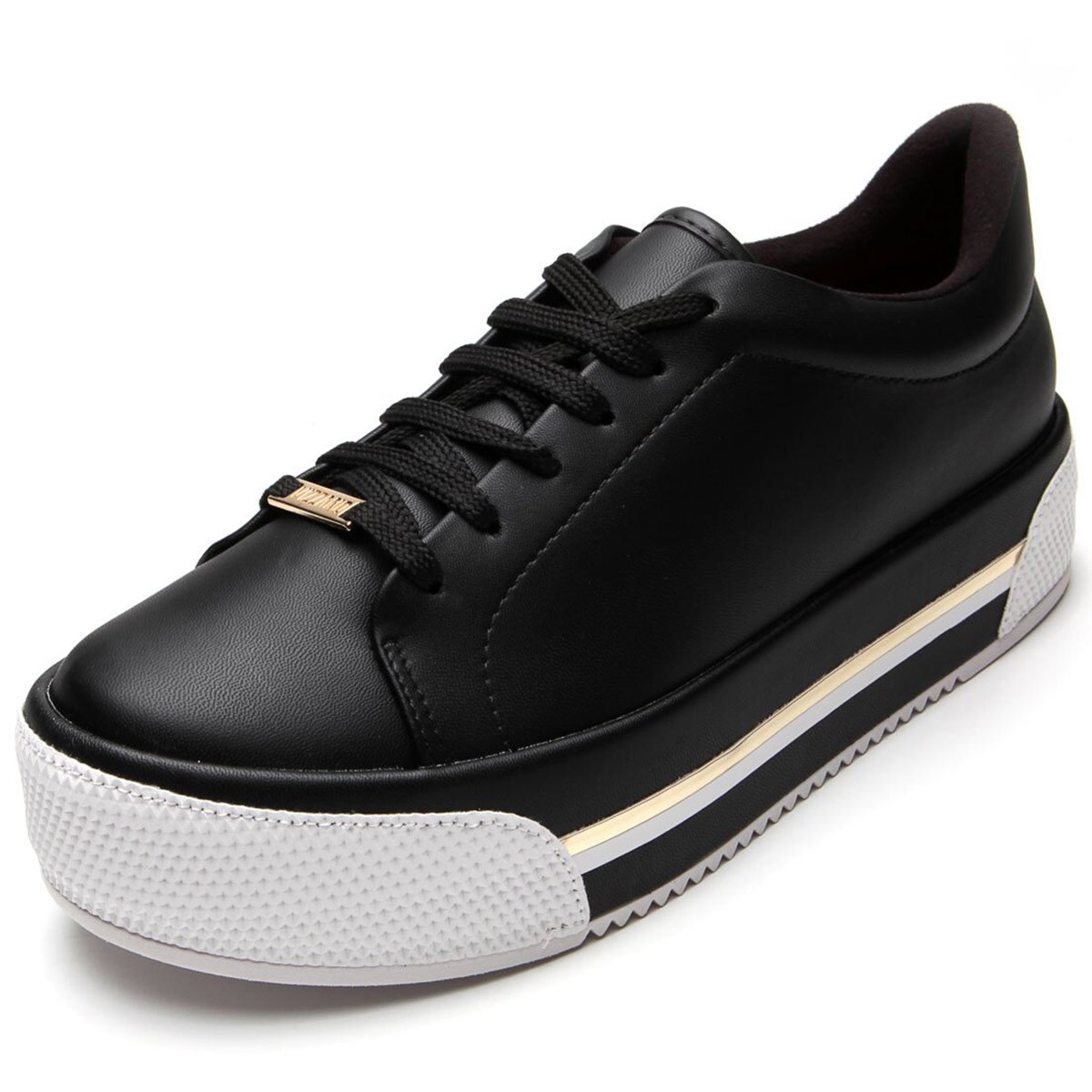 tênis flatform vizzano listras rosa