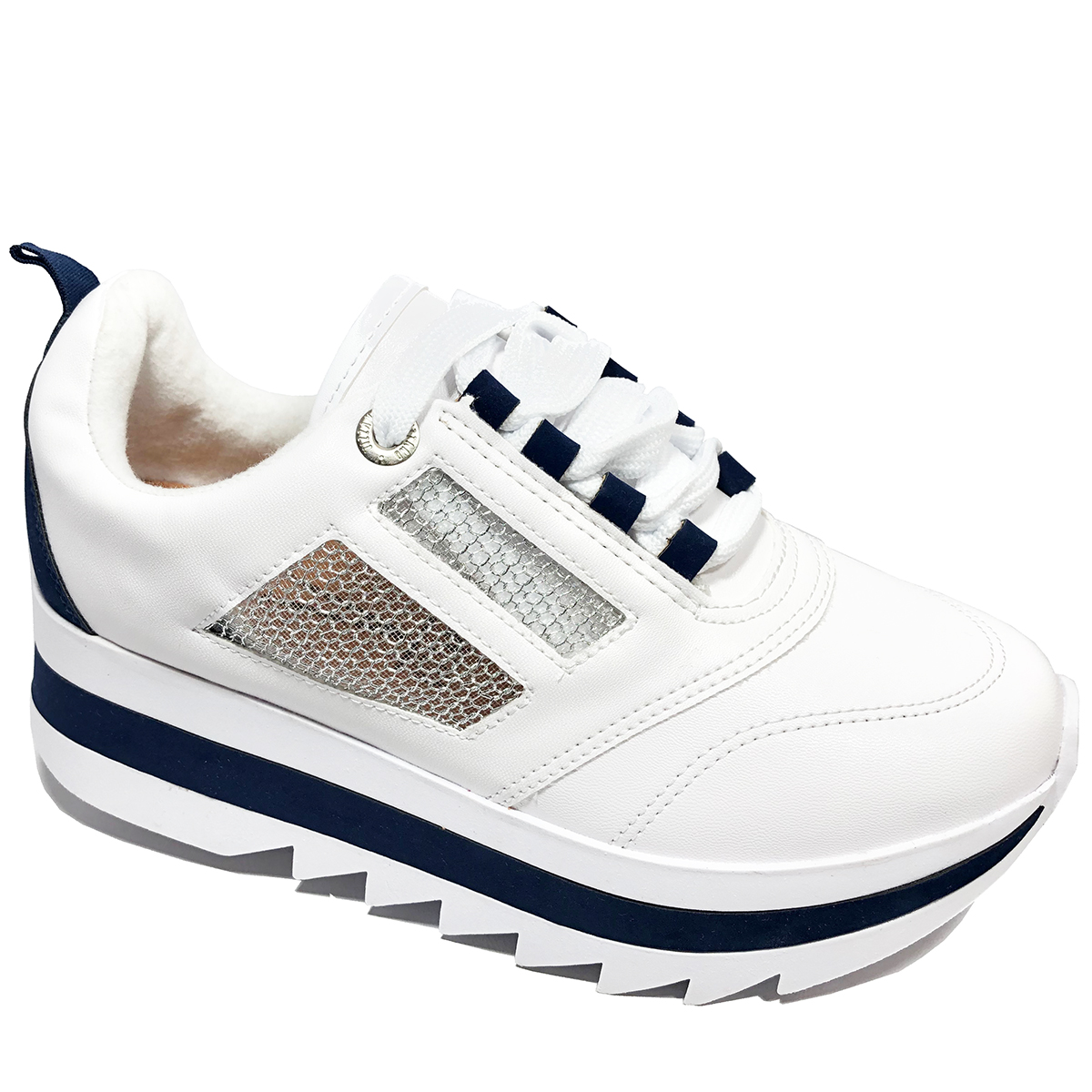 tenis vizzano branco com listras