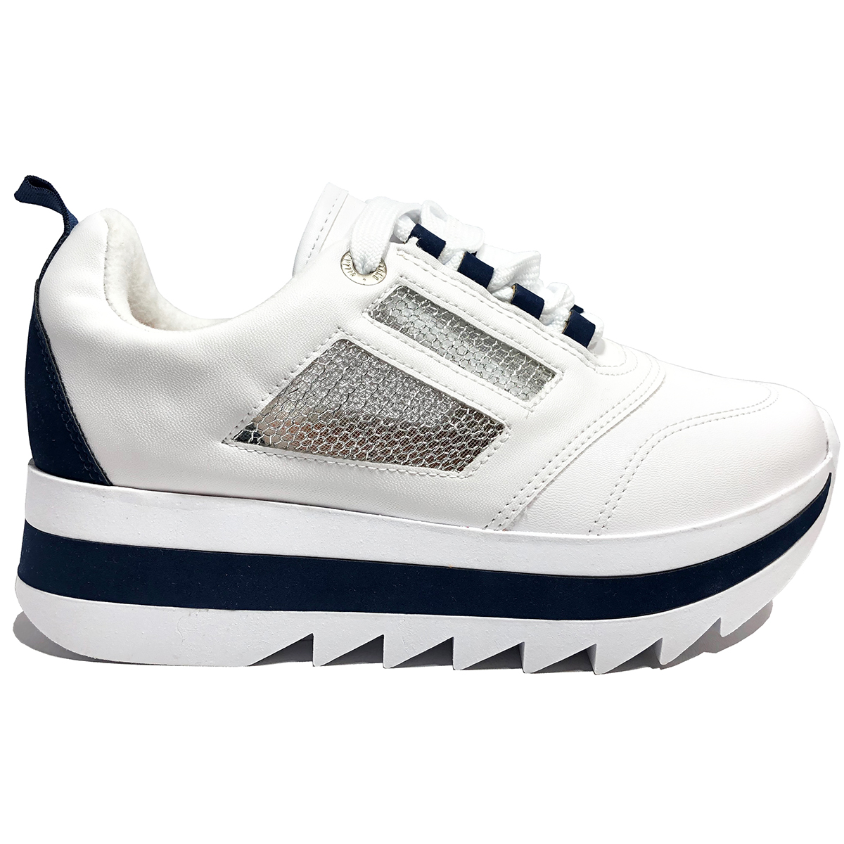 tenis branco vizzano plataforma