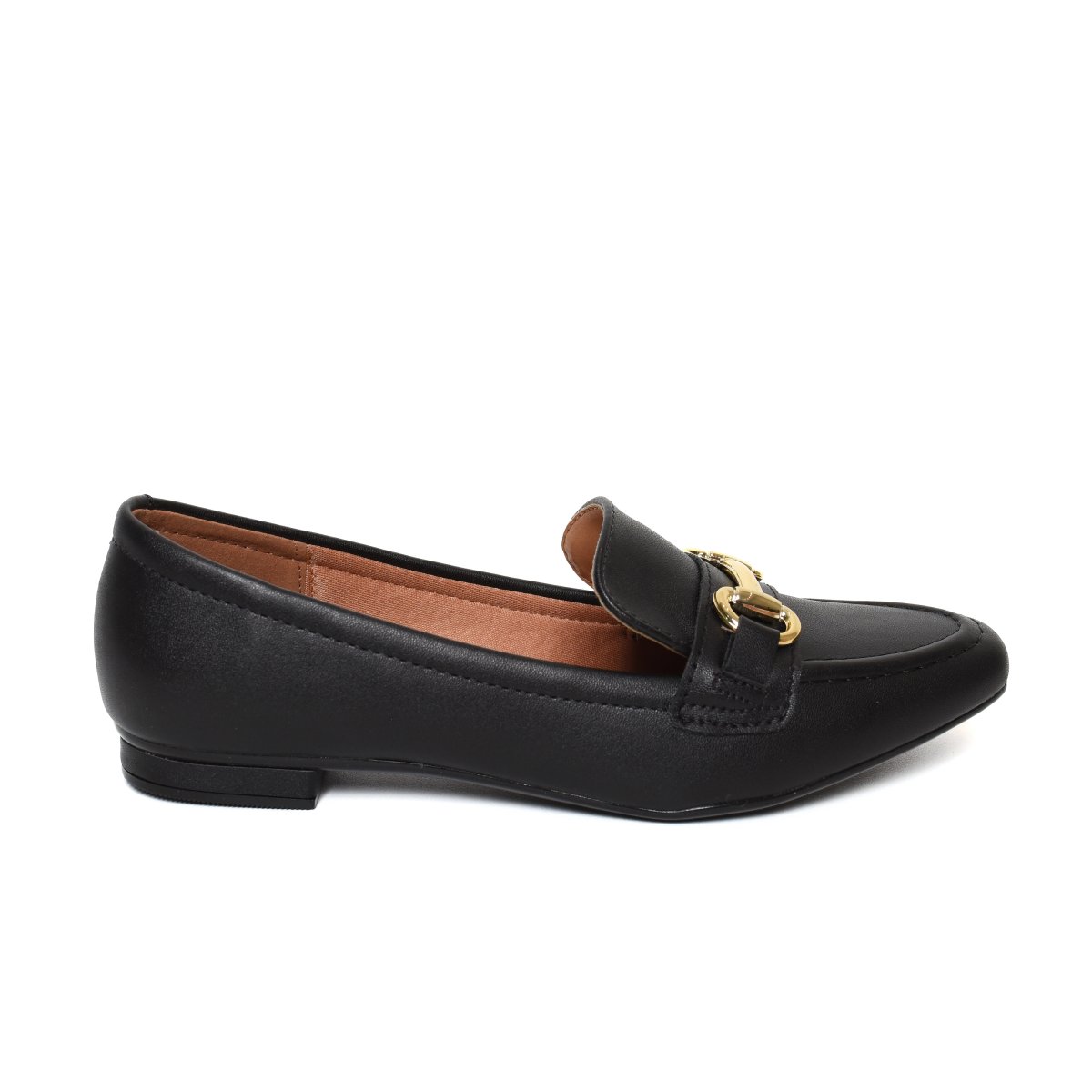 Mocassim DAFITI SHOES Loafer Metal Preto - Compre Agora