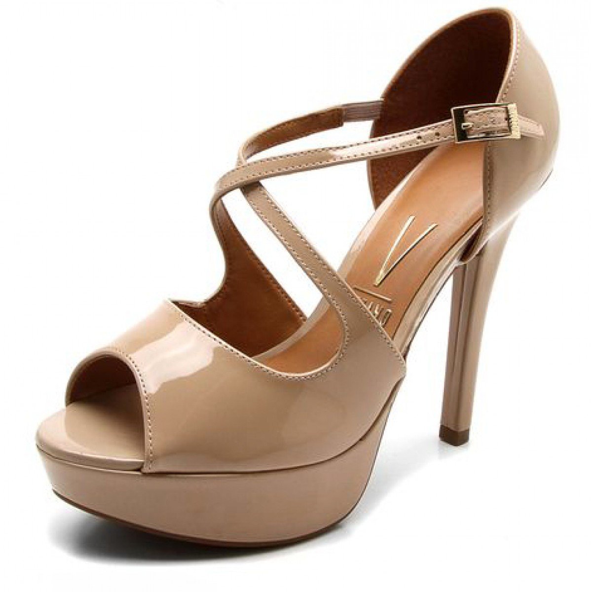 sandalia vizzano meia pata verniz