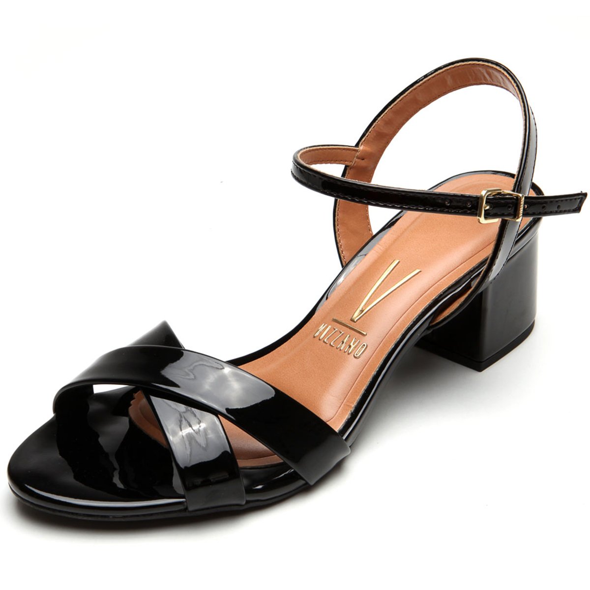 sandalia da vizzano preta