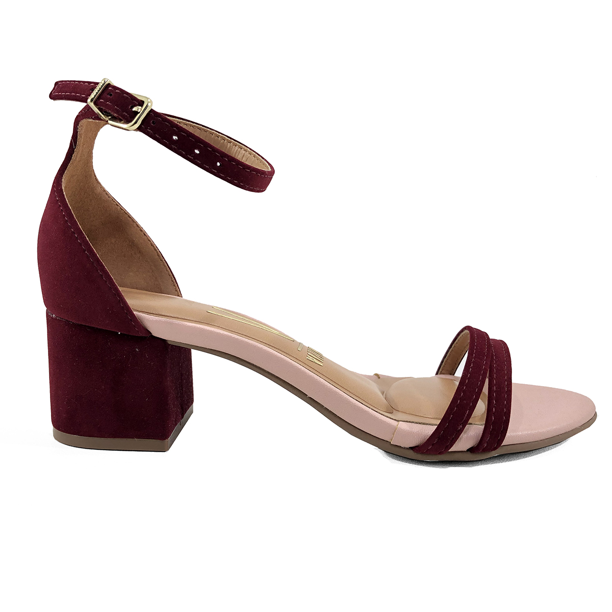 sandalia vizzano vinho salto grosso