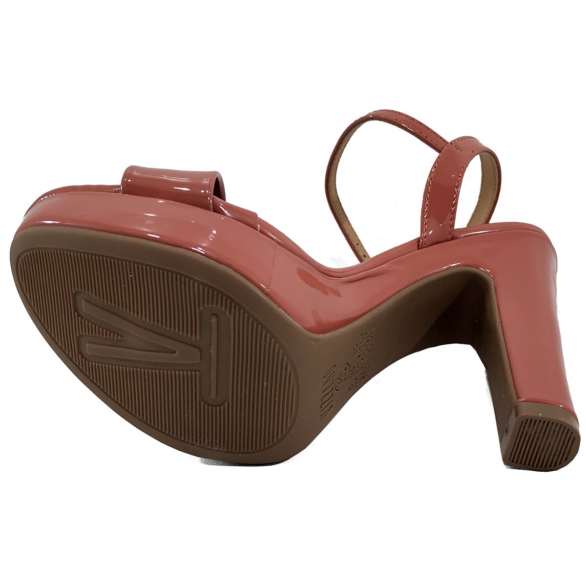 sandalia meia pata vizzano caramelo