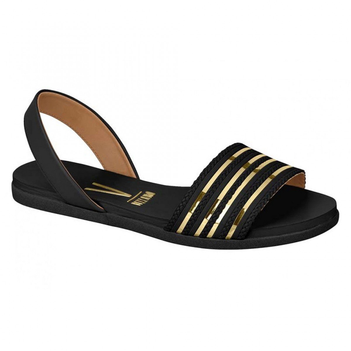 Sandália Rasteira Vizzano Flat Feminina - Compre Agora| Cabana Magazine