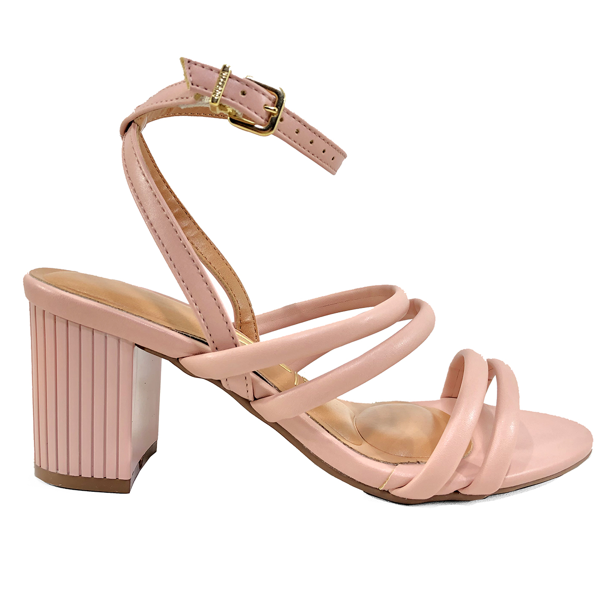 sandália vizzano tira rosa