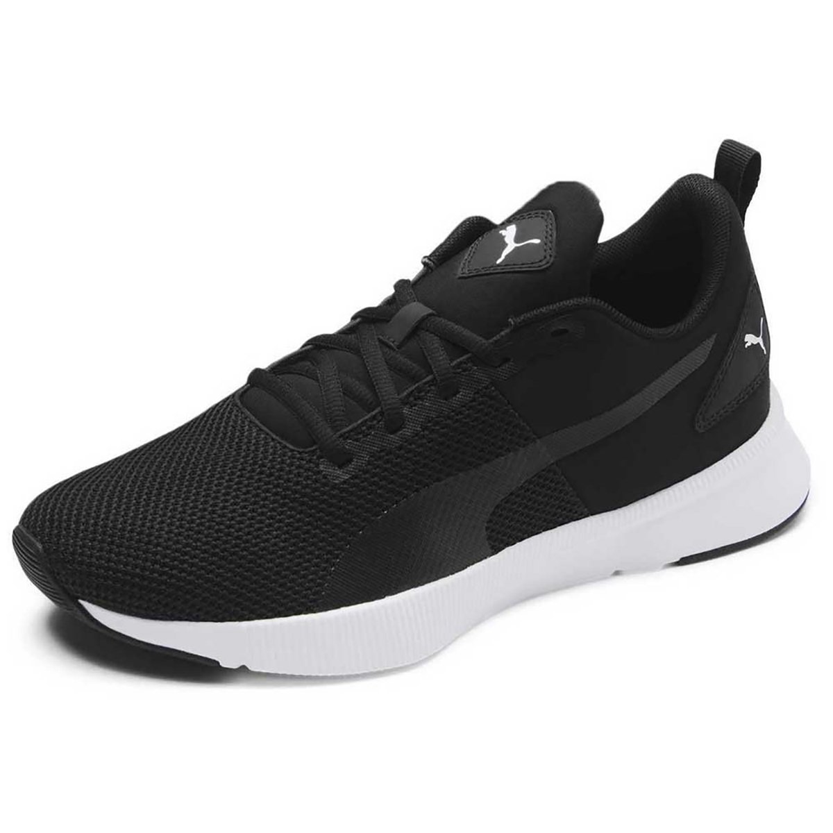 tenis puma preto com branco