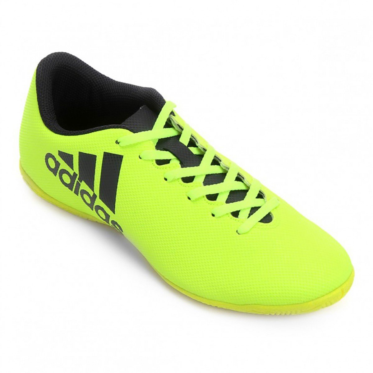 tenis futsal verde limao