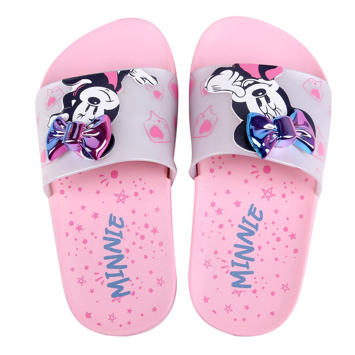 Chinelo Slide Infantil Grendene Minnie Fashion Fun Rosa e Branco - Compre  Agora | Cabana Magazine