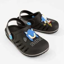Babuche Infantil Sonic Speed Masculina - Preto