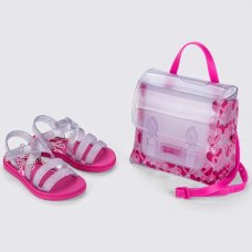 Sandália Infantil Barbie Sweet Bag Grendene Kids - Rosa