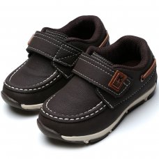 Mocassim Infantil Klin Outdoor Pespontos - Marrom Escuro