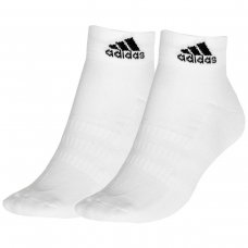 Meia Adidas Cano Curto Cush Ank - Branco