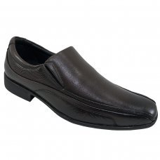 Sapato Conforto Couro Pipper Tradicional Masculino - Marrom