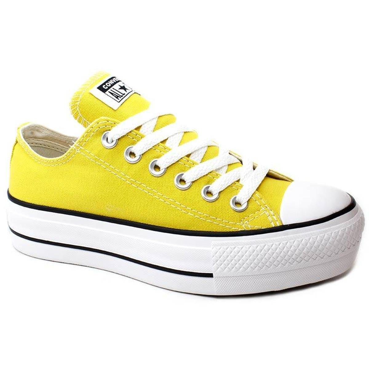 tenis converse feminino amarelo