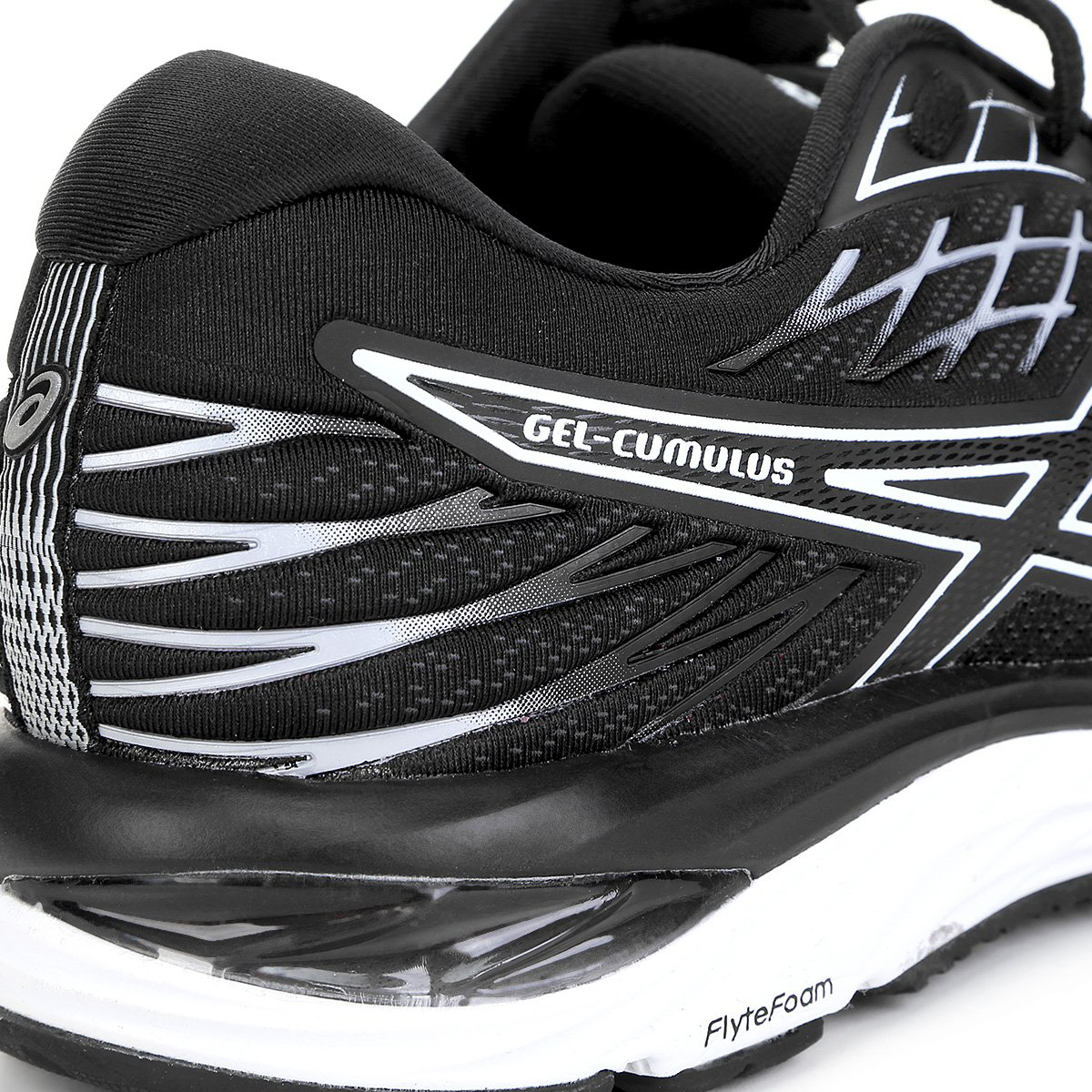 tenis asics preto e branco