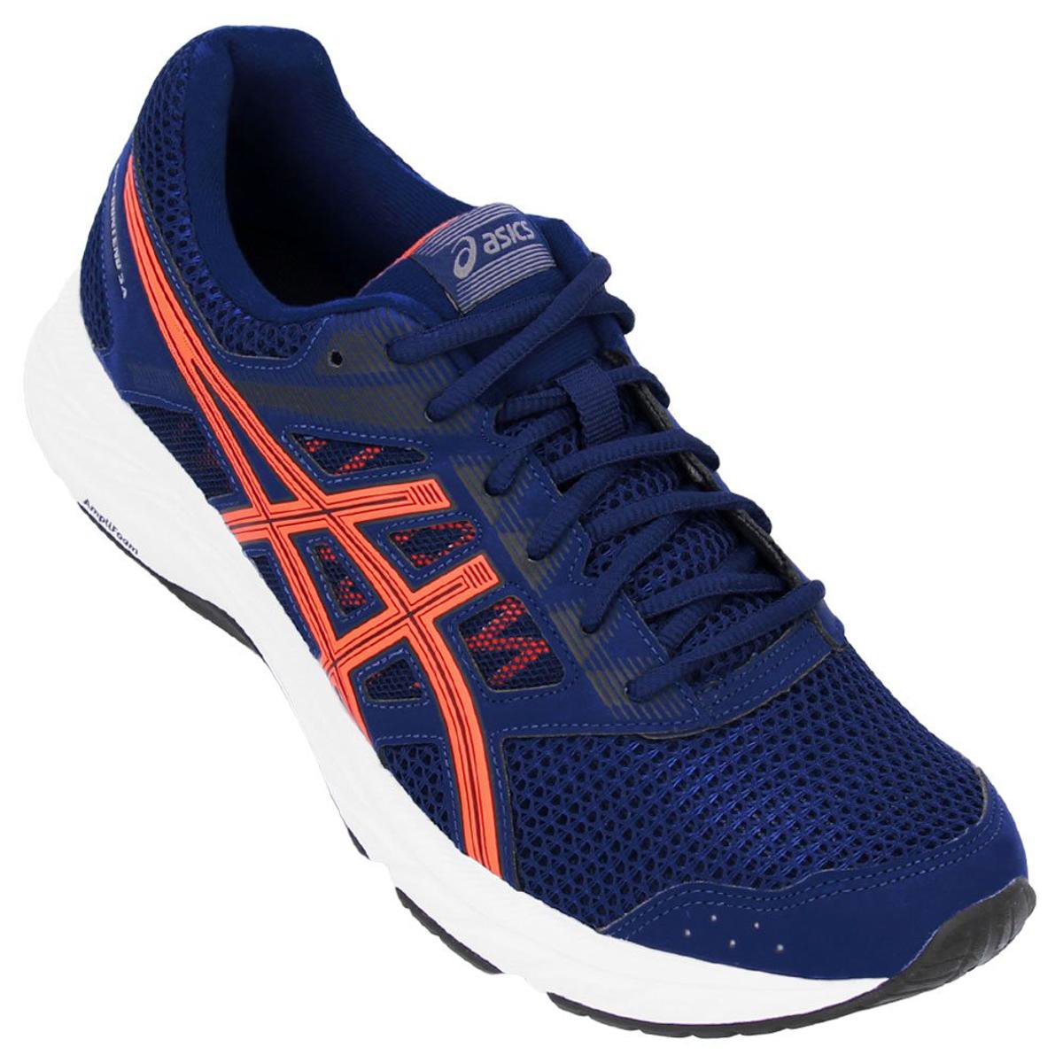 tenis asics azul marinho masculino