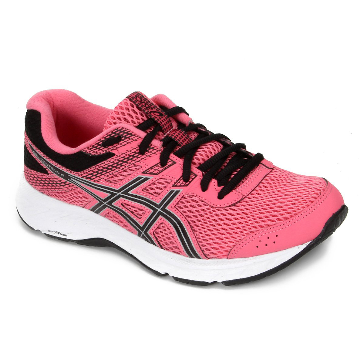 tenis asics feminino preto e rosa