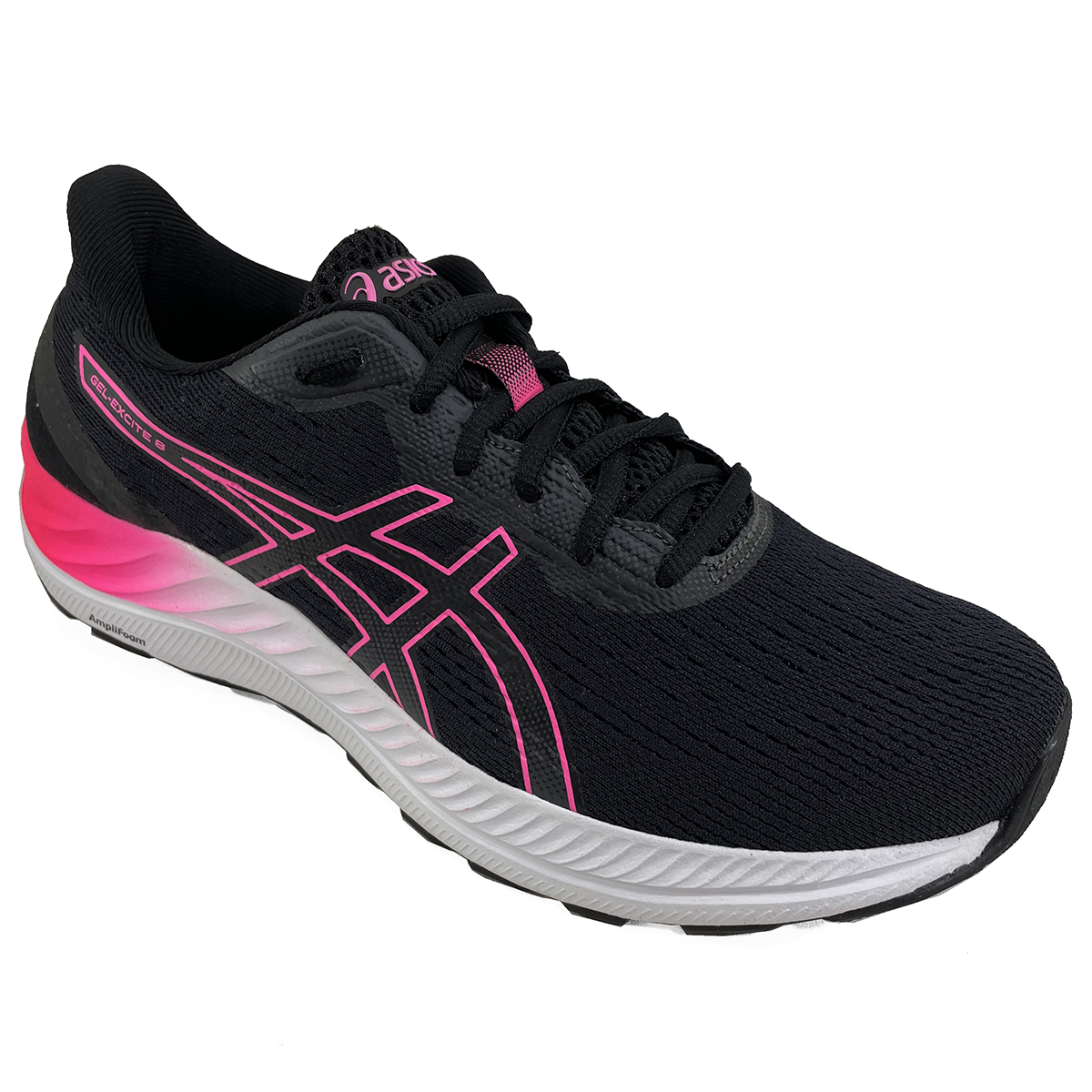 asics preto e rosa