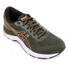 Tênis Asics Gel Kihai 2 Masculino - Verde e Laranja
