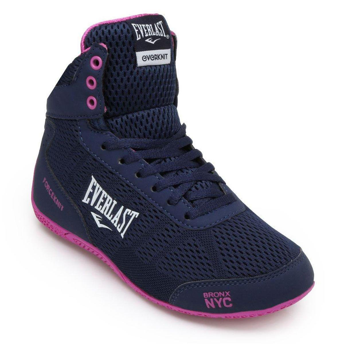 Bota Everlast Forceknit Branco Rosa