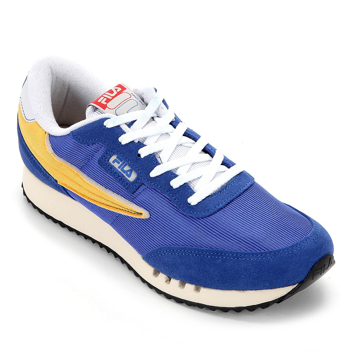 tenis fila masculino amarelo