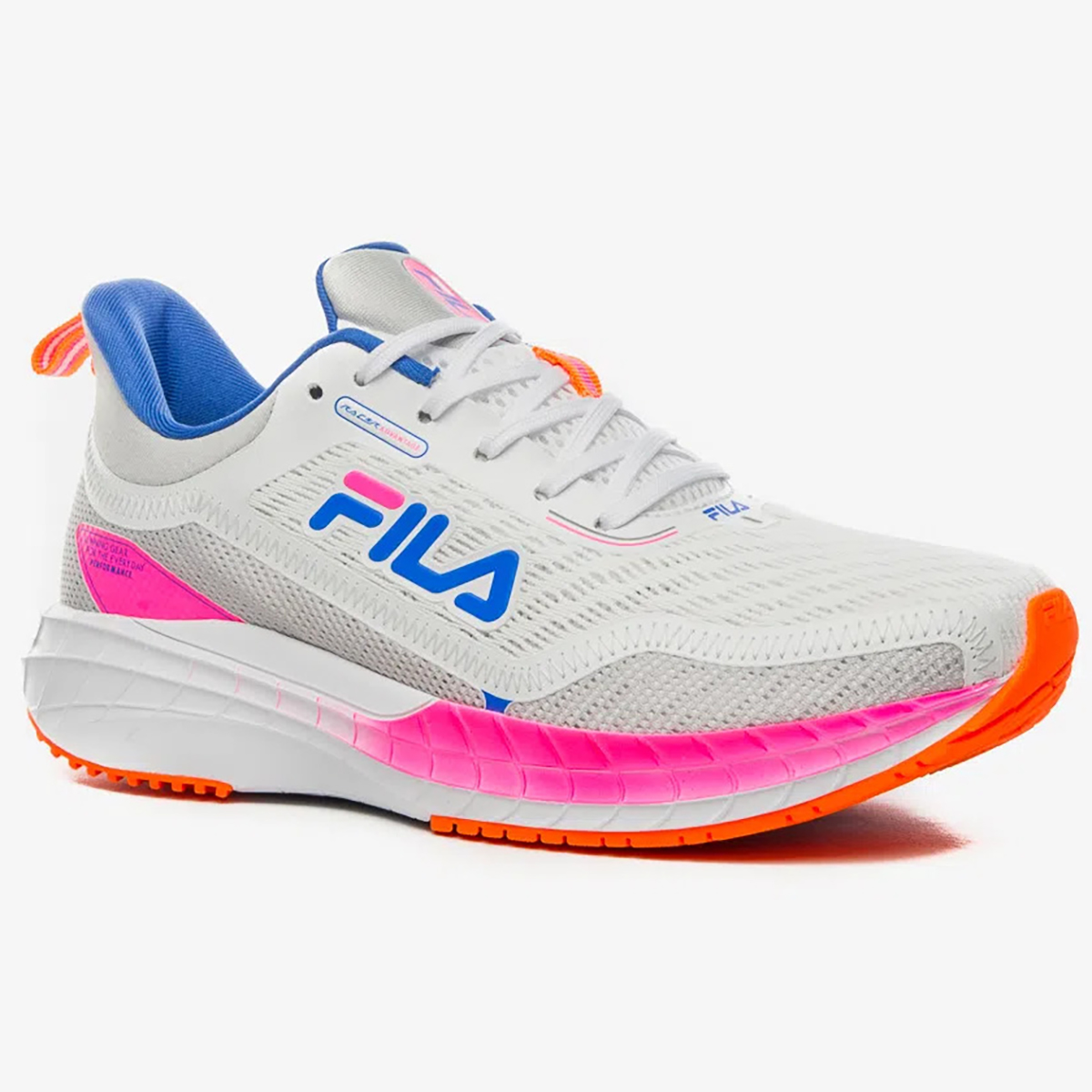 Tenis fila branco com rosa sales feminino