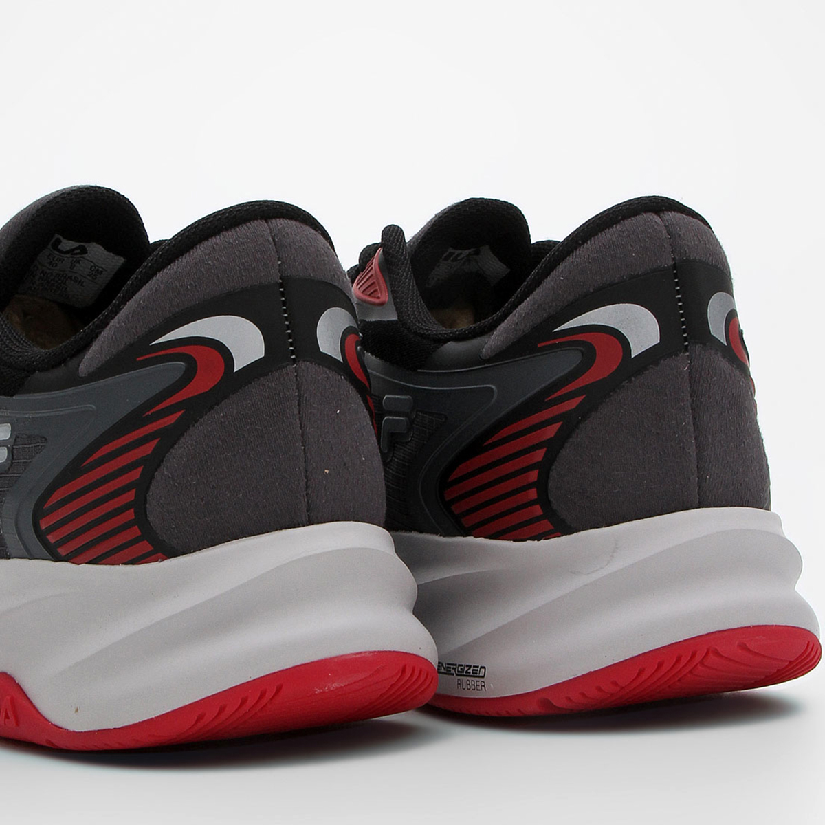 fila preto e vermelho