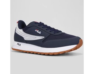 Tênis Fila Retro Flag Masculino - Marinho e Branco