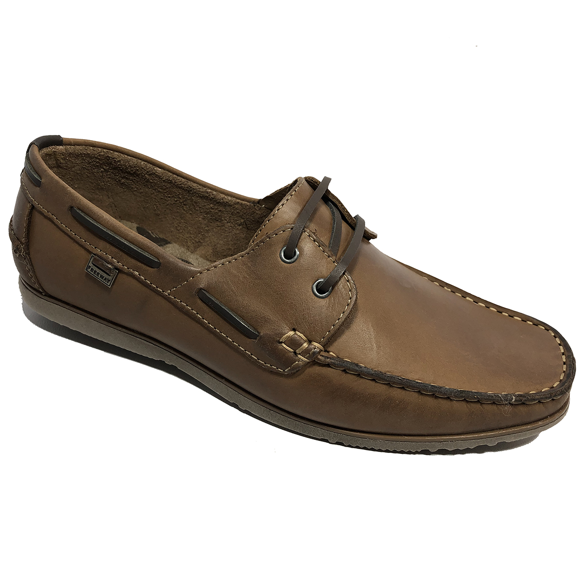 Sapato Dockside Couro Freeway Atlantis Masculino Marrom - Compre Agora |  Cabana Magazine