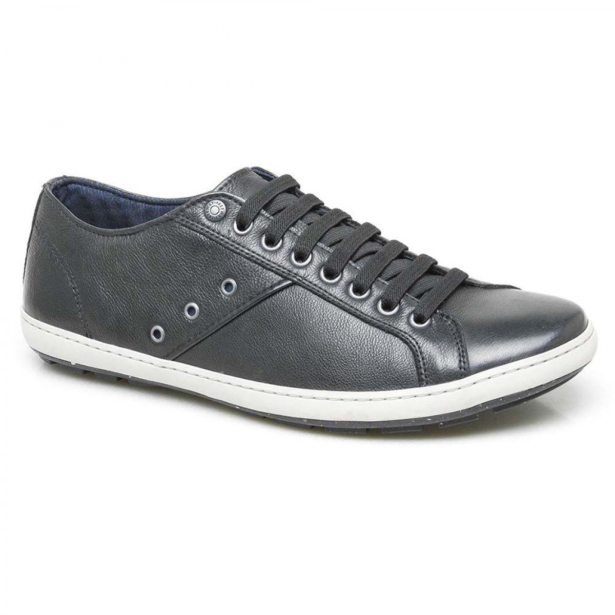 Sapatênis Freeway Couro Impala Preto - Compre Agora | Cabana Magazine