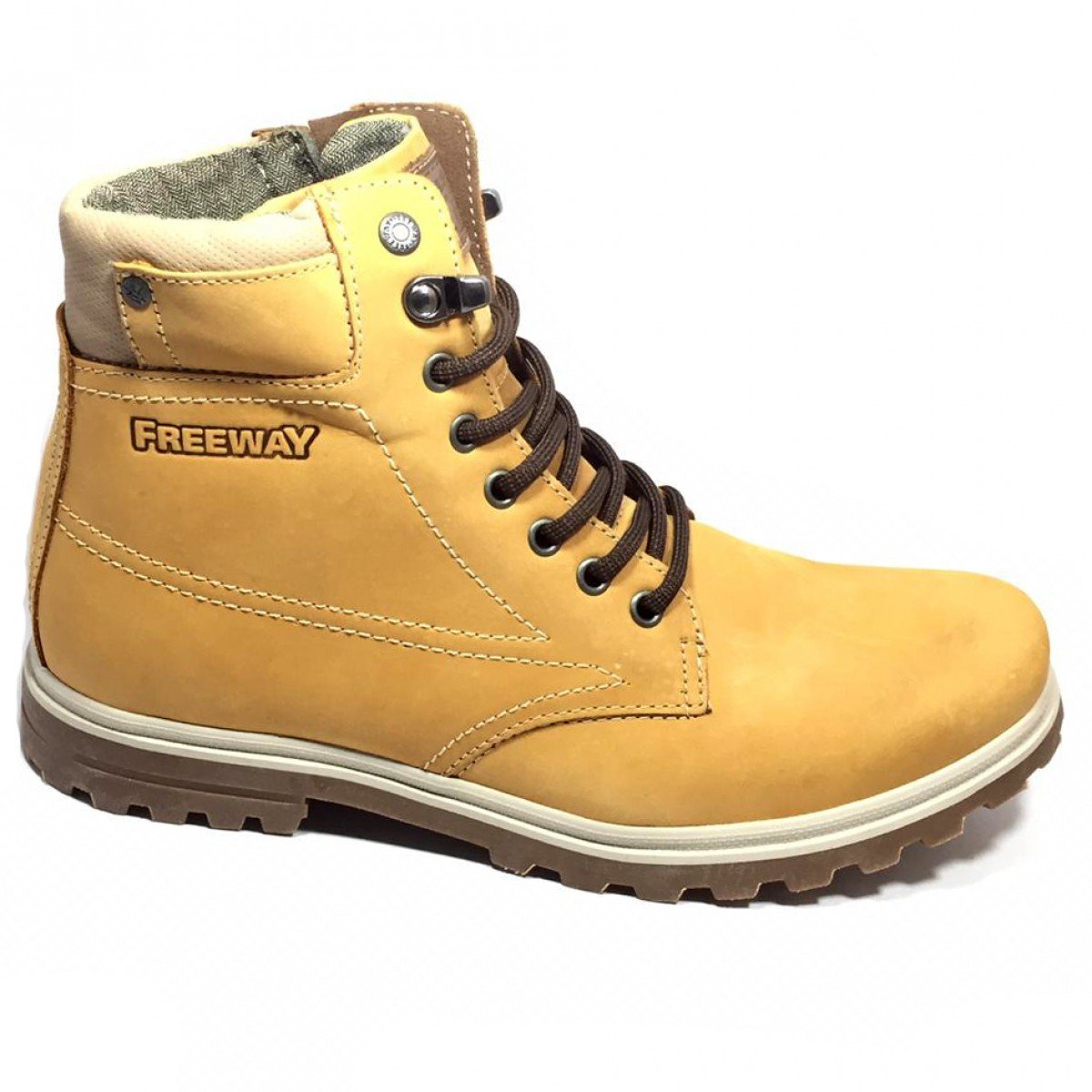 bota de couro freeway