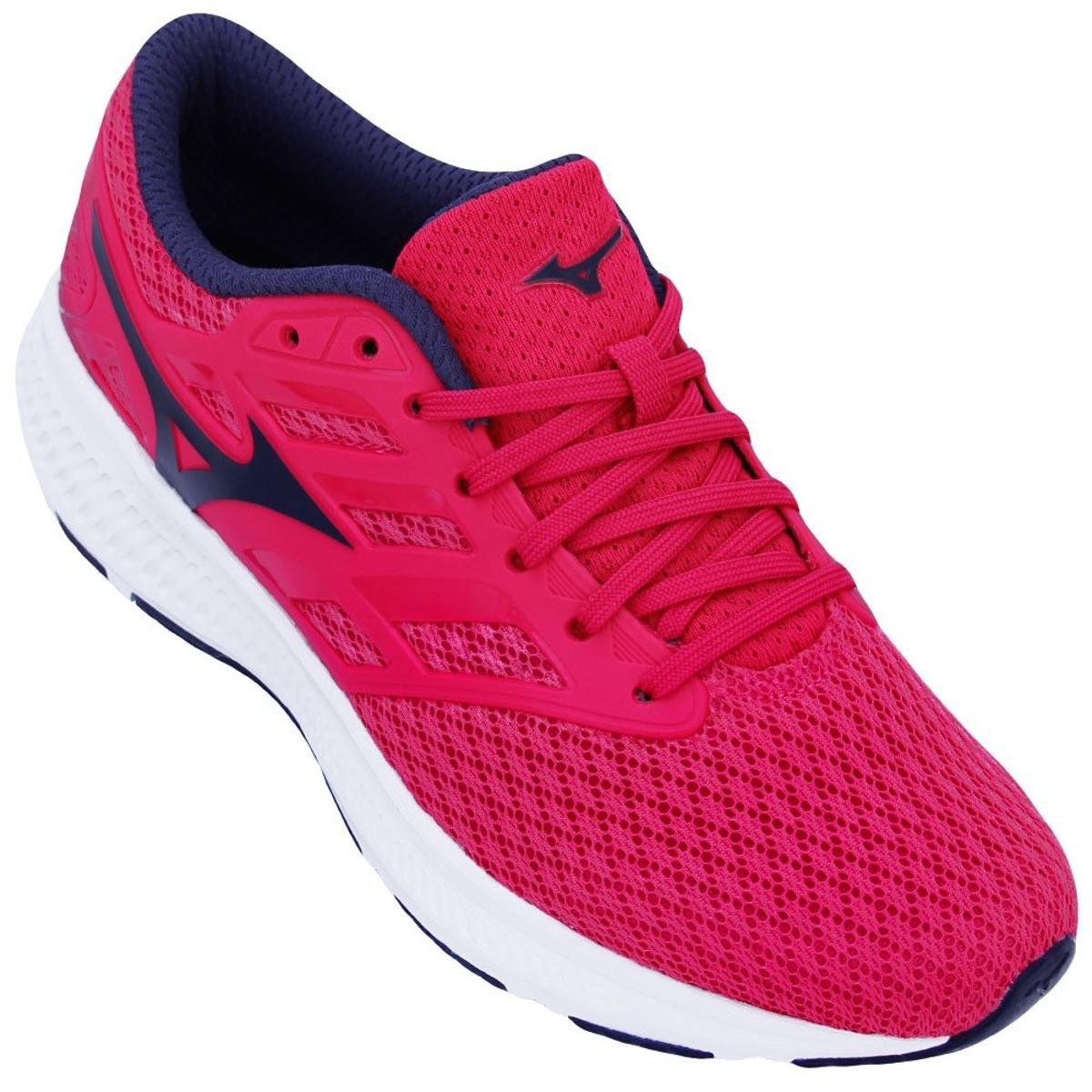 tenis mizuno branco e rosa