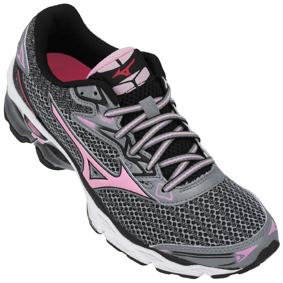 mizuno grafite com rosa