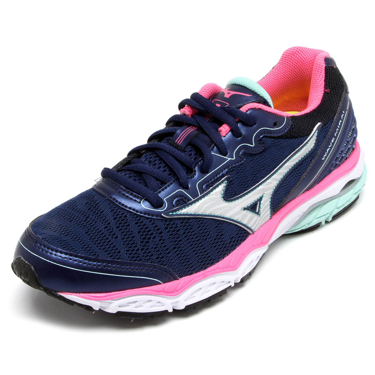 tenis mizuno azul e rosa feminino