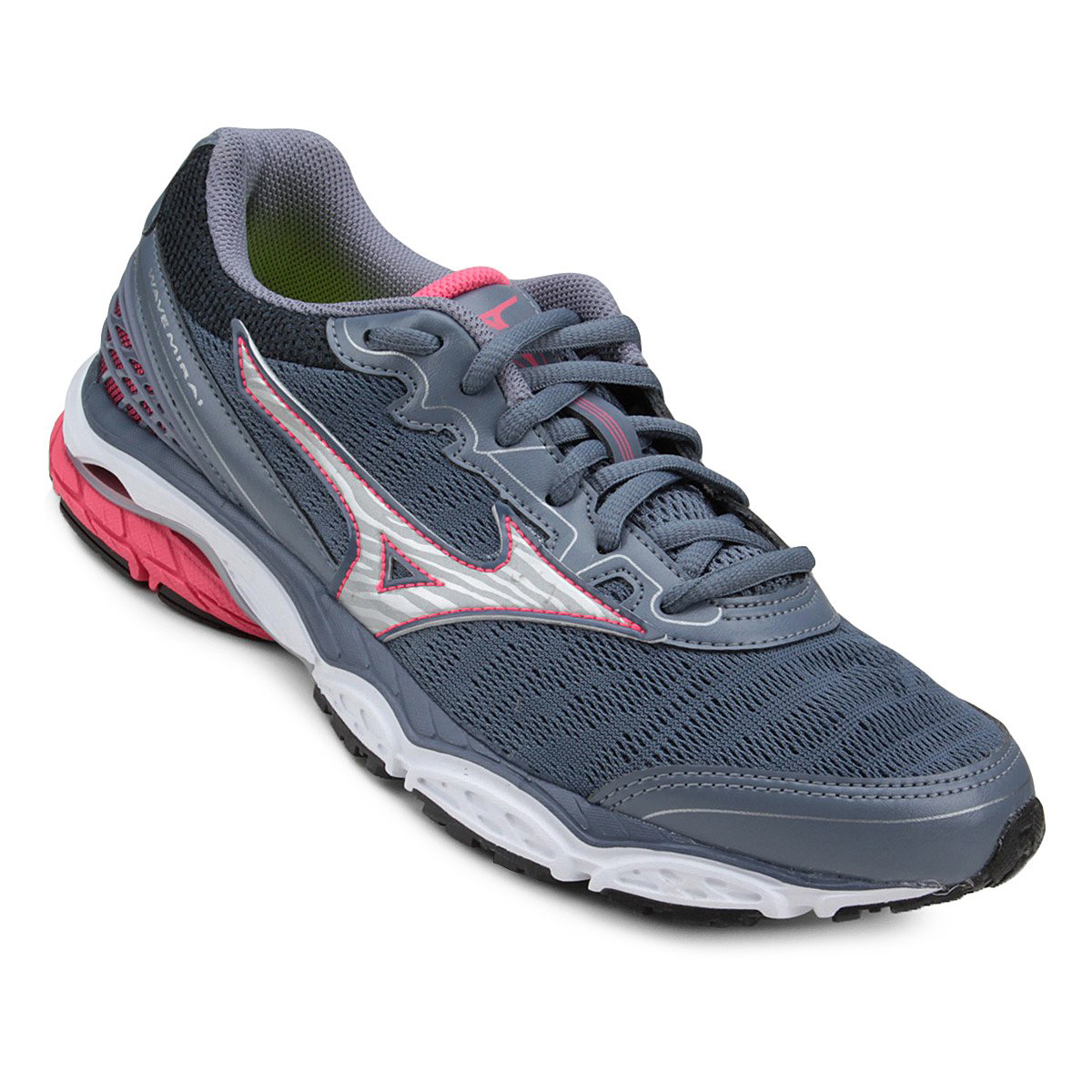 mizuno wave mirai feminino rosa