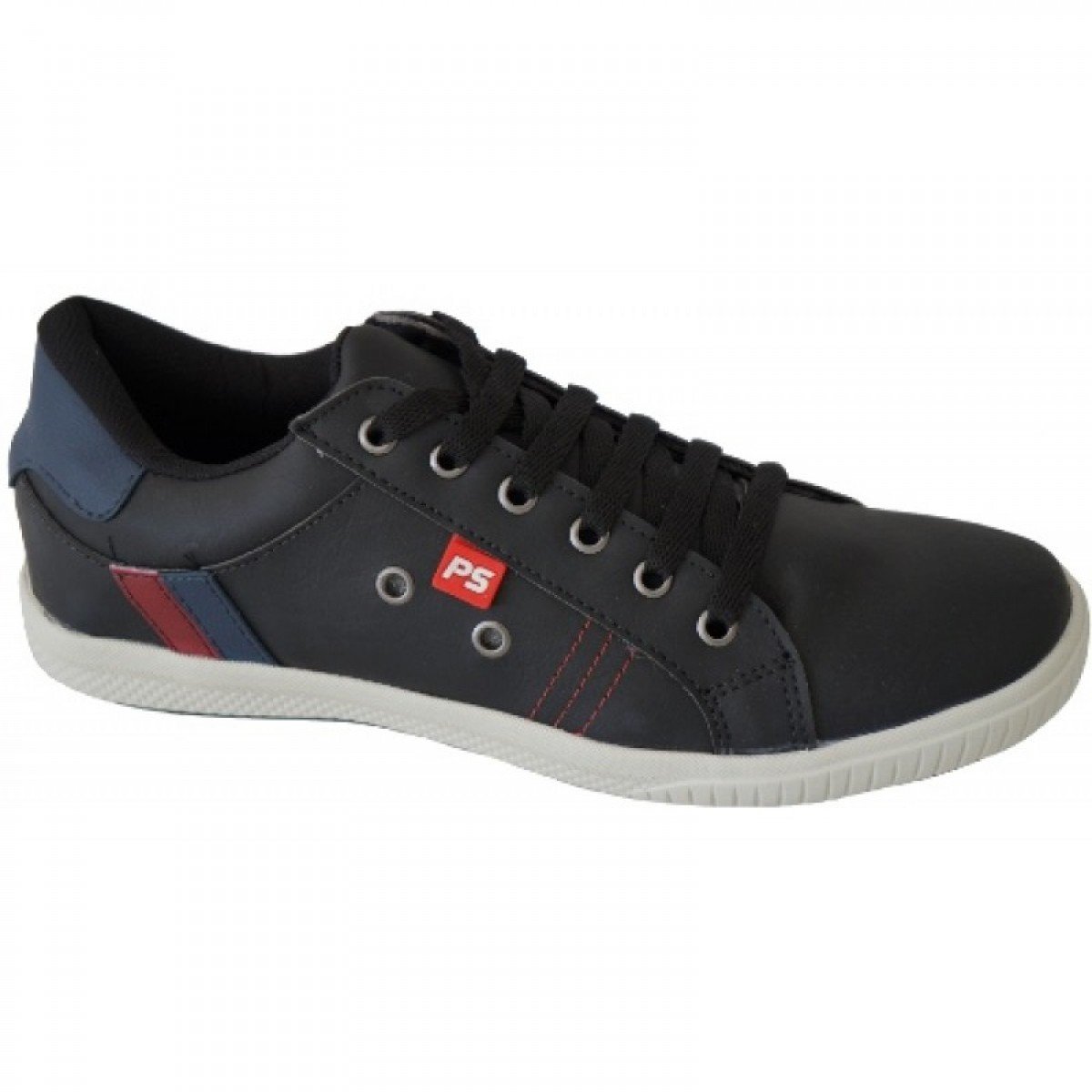 Sapatênis Masculino Ped Shoes Preto/Azul - Compre Agora |Cabana Magazine