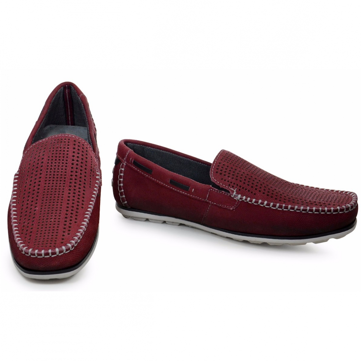 mocassim masculino couro pegada