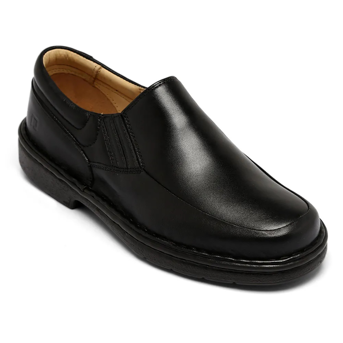 sapato de couro masculino confortavel