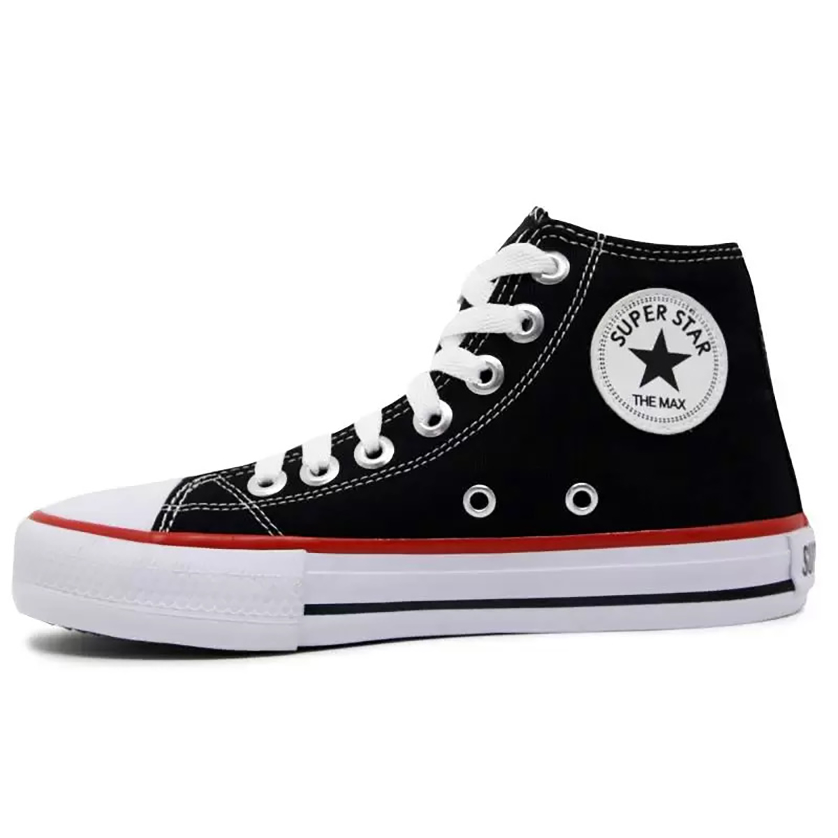 Tênis De Cano Unisex Super Star Empire SST3456 Botinha Casual