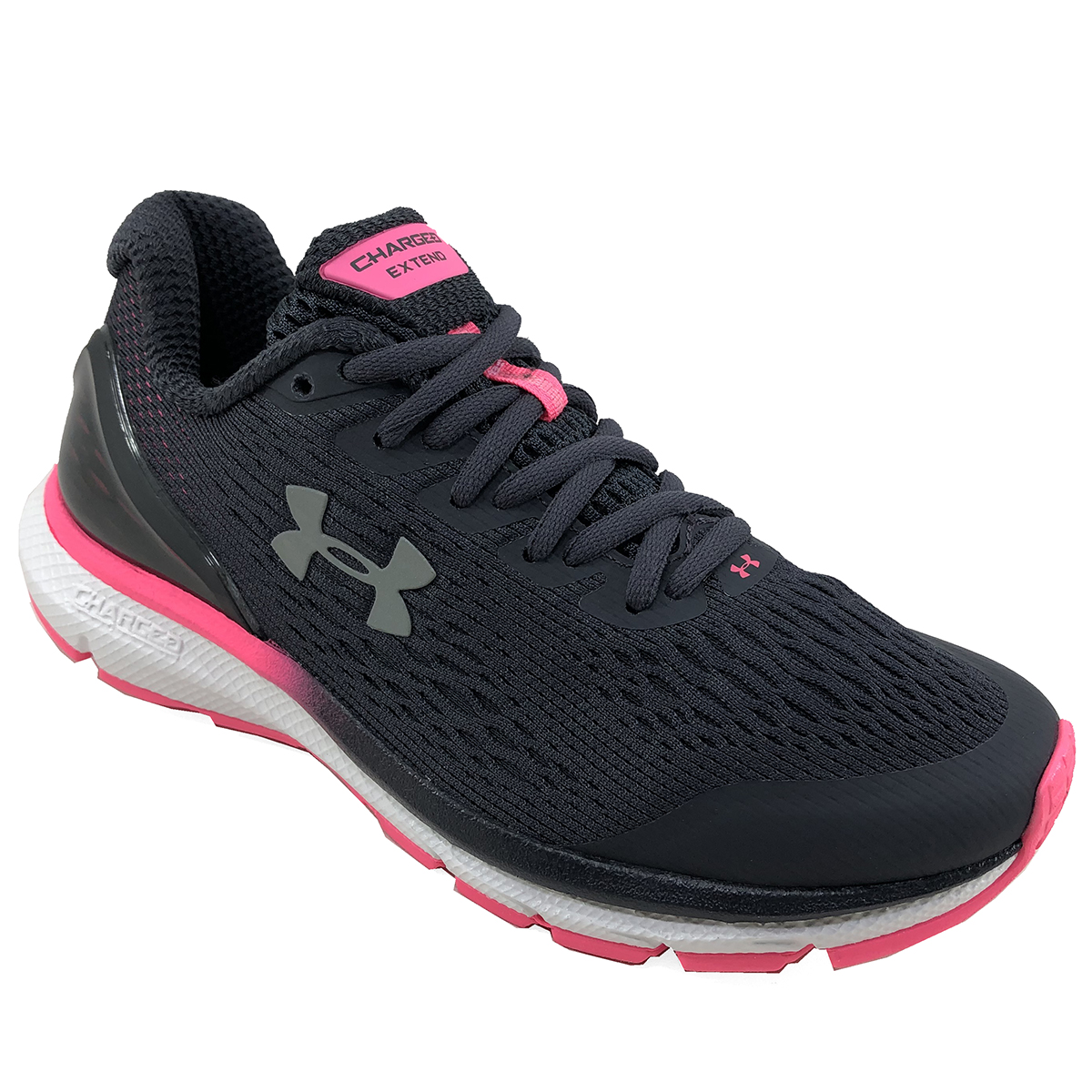 Tênis Under Armour Charged Extend Feminino Marinho e Rosa - Compre