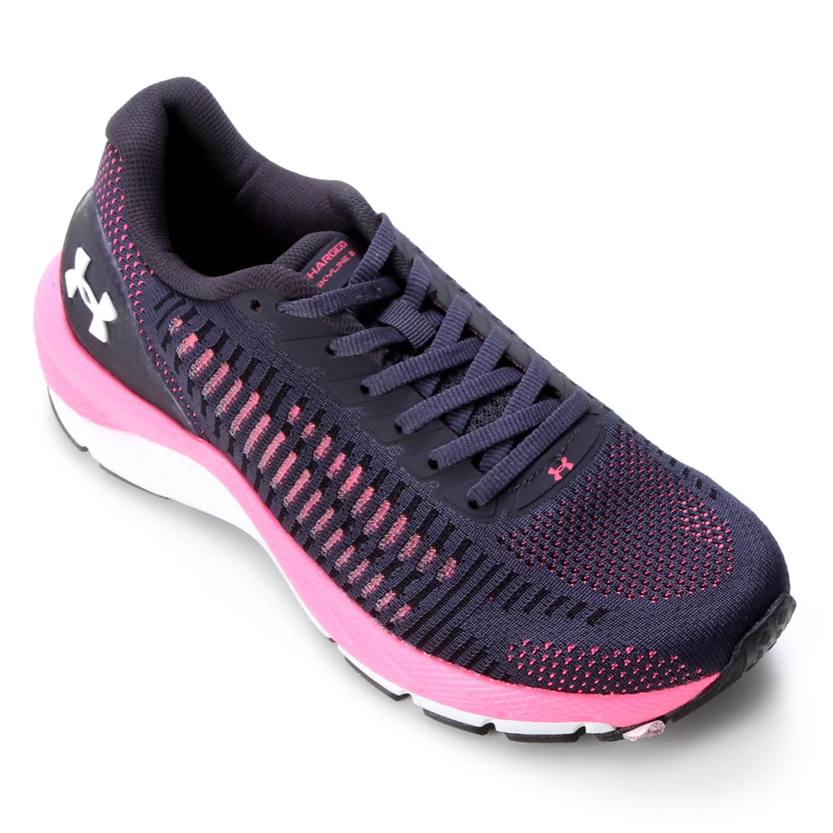 Tênis Under Armour Charged Skyline 2 Feminino Azul e Branco