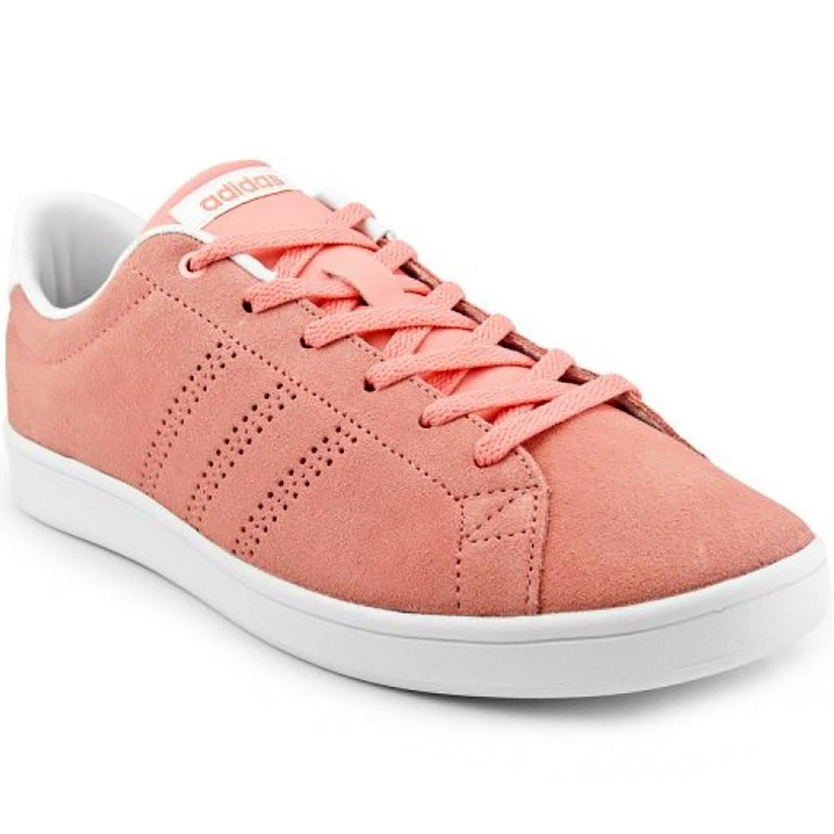 tênis adidas advantage clean qt feminino rosa