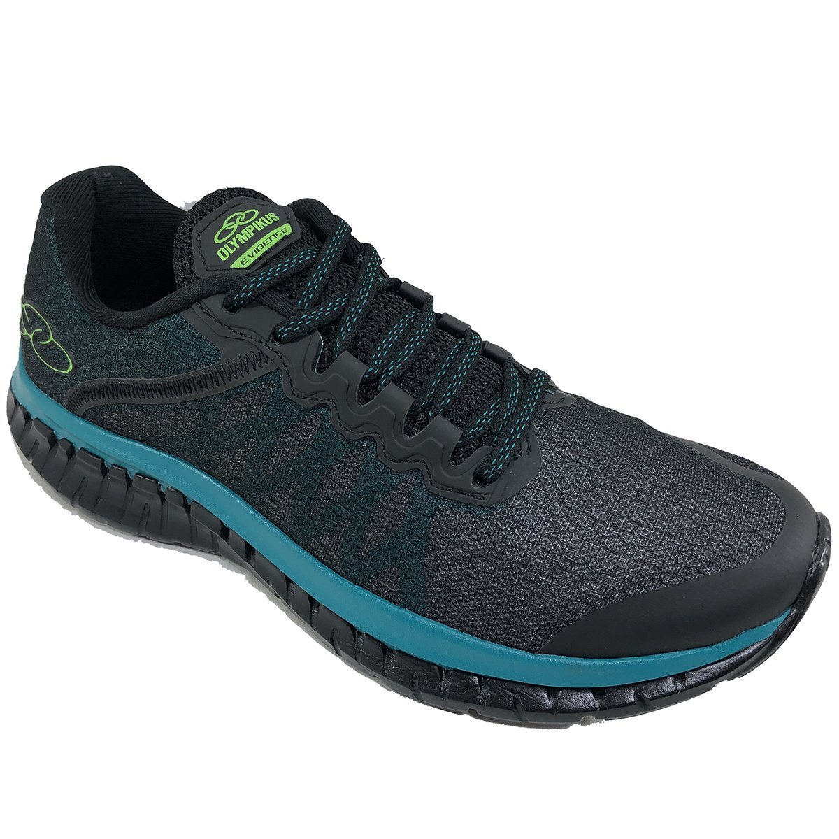 tenis olympikus masculino preto com verde