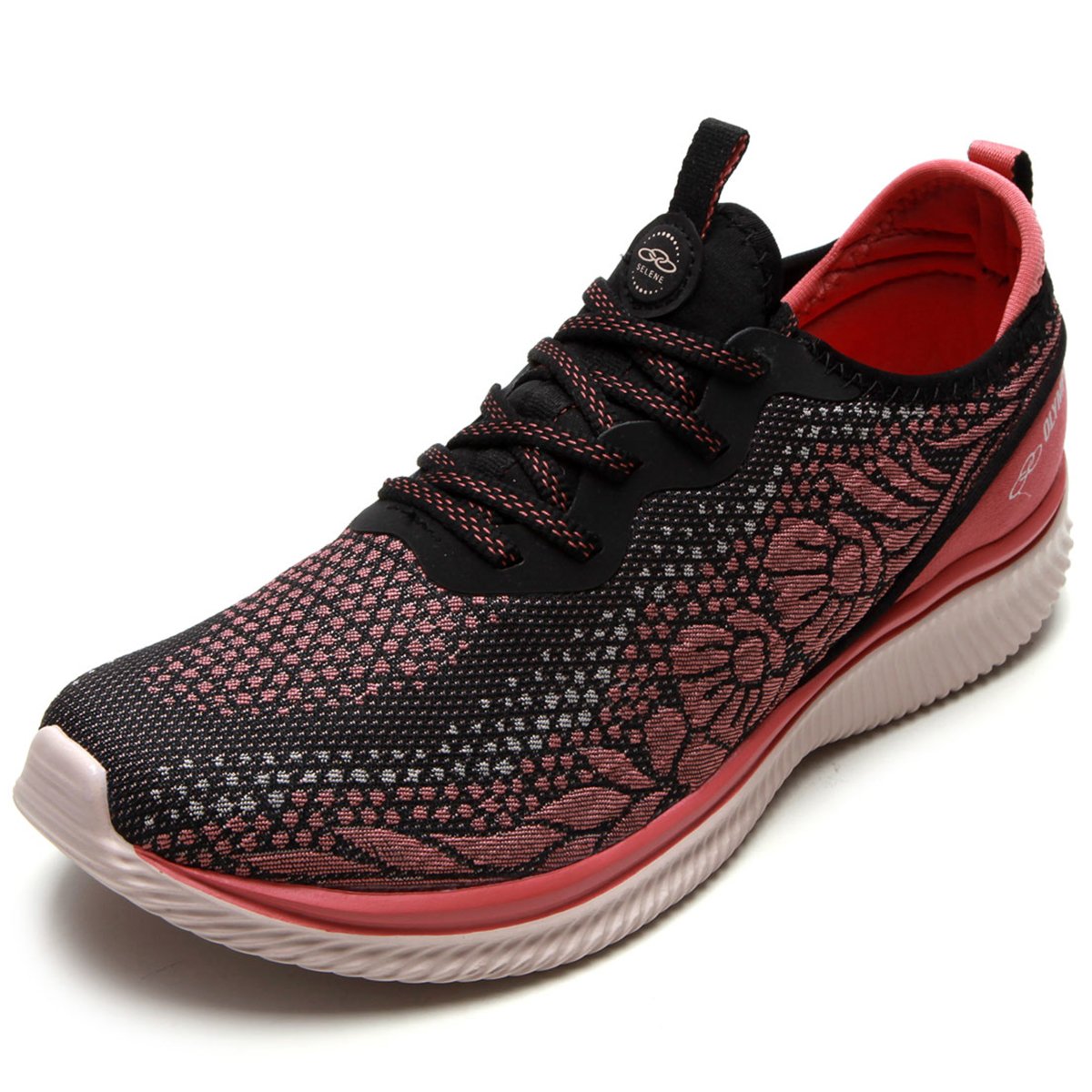 tenis olympikus feminino preto e rosa