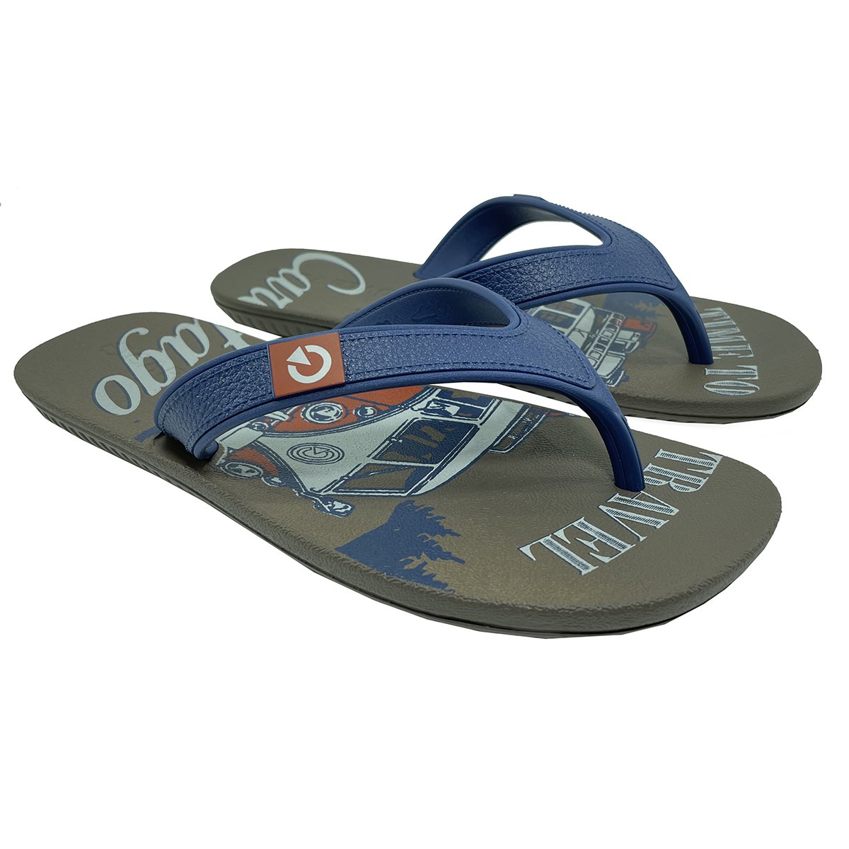 Chinelo cartago 2025 masculino azul
