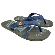 Chinelo Cartago Dakar Kombi Masculino - Marrom e Azul