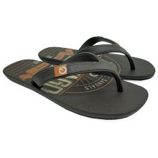 Chinelo Cartago Dakar Trademark Masculino - Marrom e Laranja